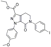 PI-42274 Ethyl 6-(4-iodophenyl)-1-(4-methoxyphenyl)-7-oxo-4,5,6,7-tetrahydro-1H-pyrazolo[3,4-c]pyridine-3-carboxylate (473927-64-9)