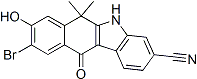 PI-42283 9-Bromo-6,11-dihydro-8-hydroxy-6,6-dimethyl-11-oxo-5H-benzo[b]carbazole-3-carbonitrile (1256579-06-2)
