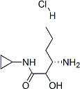 PI-42302 (3S)-3-Amino-N-cyclopropyl-2-hydroxyhexanamide hydrochloride (850252-34-5)