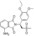 PI-42335 (S)-4-Amino-2-(1-(3-ethoxy-4-methoxyphenyl)-2-(methylsulfonyl)ethyl)isoindoline-1,3-dione (635705-72-5)