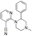 PI-42351 2-(4-Methyl-2-phenylpiperazin-1-yl)nicotinonitrile (61337-88-0)