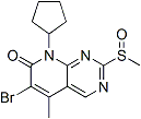 PI-42379 6-Bromo-8-cyclopentyl-2-methanesulfinyl-5-methyl-8H-pyrido[2,3-d]pyrimidin-7-one (571188-81-3)