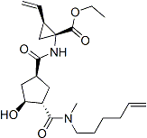 PI-42415 (1R,2S)-Ethyl 1-((1R,2R,4S)-2-(hex-5-en-1-yl(Methyl)carbaMoyl)-4-hydroxycyclopentanecarboxaMido)-2-vinylcyclopropanecarboxylate (922727-93-3)
