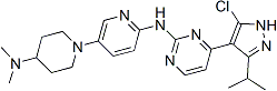 PI-42438 4-(5-Chloro-3-isopropyl-1H-pyrazol-4-yl)-N-(5-(4-(dimethylamino)piperidin-1-yl)pyridin-2-yl)pyrimidin-2-amine (1256963-02-6)