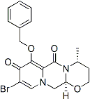 PI-42446 (4R,12aS)-9-Bromo-3,4,12,12a-tetrahydro-4-methyl-7-(phenylmethoxy)-2H-pyrido[1',2':4,5]pyrazino[2,1-b][1,3]oxazine-6,8-dione (1206102-10-4)