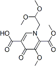PI-42448 1-(2,2-Dimethoxyethyl)-1,4-dihydro-3-methoxy-4-oxo-2,5-pyridinedicarboxylic acid 2-methyl ester (1335210-23-5)