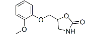 PI-42517 5-((2-Methoxyphenoxy)methyl)oxazolidin-2-one (70-07-5)