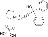 PI-42518 1-(4-Hydroxy-4,4-diphenylbut-2-yn-1-yl)pyrrolidin-1-ium dihydrogenphosphate (54118-66-0)