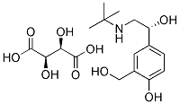PI-42661 (R)-4-(2-(tert-Butylamino)-1-hydroxyethyl)-2-(hydroxymethyl)phenol (2R,3R)-2,3-dihydroxysuccinate (661464-94-4)