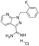 PI-42742 1-(2-Fluoro-benzyl)-1H-pyrazolo[3,4-B]pyridine-3-carboxamidine hydrochloride (256499-19-1)
