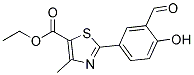 PI-42814 Ethyl 2-(3-formyl-4-hydroxyphenyl)-4-methylthiazole-5-carboxylate (161798-01-2)
