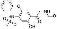PI-42817 N-(2-(2-Hydroxy-4-(methylsulfonamido)-5-phenoxyphenyl)-2-oxoethyl)formamide (149457-03-4)