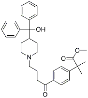 PI-42820 Methyl-4-4(4-hydroxy diphenyl-methyl)-piperidine-1-oxobutyl-2-2-dimethyl phenyl acetic acid (154477-55-1)