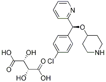 PI-42822 2-[(S)-(4-Chlorophenyl)(4-piperidinyloxy)methyl]pyridine (2R,3R)-2,3-Dihydroxybutanedioate (210095-58-2)