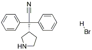 PI-42827 (S)-2,2-Diphenyl-2-(pyrrolidin-3-yl)acetonitrile hydrobromide (194602-27-2)