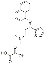 PI-42829 S-(+)-N,N-Dimethyl-3-(1-naphthalenyloxy)-3-(2-thienyl)-1-propanamine oxalate (132335-47-8)