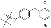 PI-42834 (4-(5-bromo-2-chlorobenzyl)phenoxy)(tert-butyl)dimethylsilane (864070-19-9)