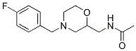 PI-42843 N-((4-(4-Fluorobenzyl)morpholin-2-yl)methyl)acetamide (112913-94-7)