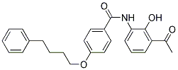 PI-42848 N-(3-Acetyl-2-hydroxyphenyl)-4-(4-phenylbutoxy)benzamide (136450-06-1)