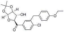 PI-42854 (4-Chloro-3-(4-ethoxybenzyl)phenyl)((3aS,5R,6S,6aS)-6-hydroxy-2,2-dimethyltetrahydrofuro[2,3-D][1,3]dioxol-5-yl)methanone (1103738-30-2)