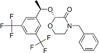 PI-42928 (2R)-2-[(1R)-1-[3,5-Bis(trifluoromethyl)phenyl]ethoxy]-4-(phenylmethyl)-3-morpholinone (287930-75-0)