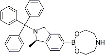 PI-42975 2-((1R)-1-Methyl-2-trityl-2,3-dihydro-1H-isoindol-5-yl)-1,3,6,2-dioxazaborocane (223595-20-8)