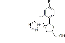 PI-43057 [(3R,5R)-5-(2,4-Difluorophenyl)-5-(1H-1,2,4-triazol-1-ylmethyl)tetrahydrofuran-3-yl]methanol (160709-02-4)