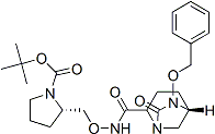 PI-43081 (2S)-2-[[[[[(1R,2S,5R)-7-Oxo-6-(phenylmethoxy)-1,6-diazabicyclo[3.2.1]oct-2-yl]carbonyl]amino]oxy]methyl]-1-pyrrolidinecarboxylic acid 1,1-dimethylethyl ester (1452466-54-4)