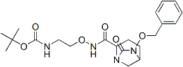 PI-43082 N-[2-[[[[(1R,2S,5R)-7-Oxo-6-(phenylmethoxy)-1,6-diazabicyclo[3.2.1]oct-2-yl]carbonyl]amino]oxy]ethyl]carbamic acid 1,1-dimethylethyl ester (1452466-19-1)