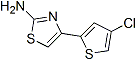 PI-43119 4-(4-chlorothiophen-2-yl)-1,3-thiazol-2-amine (570407-10-2)