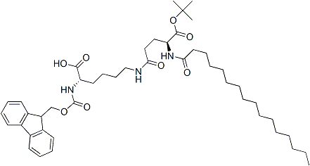 PI-43515 Fmoc-Lys(Pal-Glu-Otbu)-OH (1491158-62-3)
