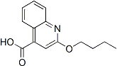 PI-43993 2-(n-butyloxy)-4-quinolinecarboxylic acid (10222-61-4)