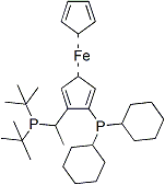 PI-44180 [(R)-1-[(S)-2-(Dicyclohexylphosphino)ferrocenyl]ethyl]di-tert-butylphosphine (158923-11-6)