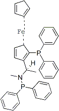 PI-44238 (R)-1-(Diphenylphosphino)-2-[(1R)-1-[(diphenylphosphino)(methyl)amino]ethyl]ferrocene (406680-94-2)