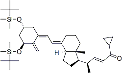 PI-44284 (5E)-1,3-Bis-O-(tert-butyldimethylsilyl)-24-oxo-calcipotriene (112849-17-9)