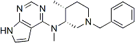 PI-44380 N-((3R,4R)-1-Benzyl-4-methylpiperidin-3-yl)-N-methyl-7H-pyrrolo[2,3-d]pyrimidin-4-amine (477600-73-0)