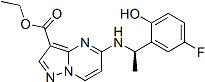 PI-44427 Ethyl (R)-5-((1-(5-fluoro-2-hydroxyphenyl)ethyl)amino)pyrazolo[1,5-a]pyrimidine-3-carboxylate (1802221-21-1)