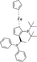 PI-44440 (R)-1-[(SP)-2-(Di-tert-butylphosphino)ferrocenyl]ethyldiphenylphosphine (223120-71-6)