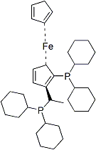 PI-44441 (1R)-1-(Dicyclohexylphosphino)-2-[(1R)-1-(dicyclohexylphosphino)ethyl]ferrocene (167416-28-6)