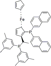 PI-44445 (R)-1-{(SP)-2-[Di(1-naphthyl)phosphino]ferrocenyl}ethyldi(3,5-xylyl)phosphine (851308-40-2)