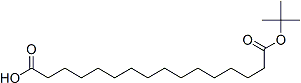 PI-44492 16-(tert-Butoxy)-16-oxopalmitic acid, tert-Butyl 15-carboxypentadecanoate (843666-27-3)