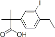 PI-44509 4-Ethyl-3-iodo-alpha,alpha-dimethylbenzeneacetic acid (1256584-73-2)