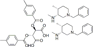 PI-44542 Bis(1-benzyl-4-methylpiperidine-3-yl)-methylamine) di-p-toluoyl-L-tartrate (477600-71-8)