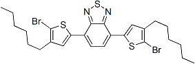 PI-44615 4,7-Bis(5-bromo-4-hexylthiophene-2-yl)benzo[c][1,2,5]thiadiazole (444579-39-9)