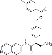 PI-44854 [4-[(2S)-3-amino-1-(isoquinolin-6-ylamino)-1-oxopropan-2-yl]phenyl]methyl 2,4-dimethylbenzoate (1254032-66-0)
