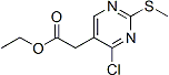 PI-45153 Ethyl 2-(4-chloro-2-(methylthio)pyrimidin-5-yl)acetate (61727-34-2)