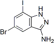 PI-45200 5-Bromo-7-iodo-1H-indazol-3-amine (1935186-93-8)