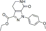 PI-45299 Ethyl1-(4-methoxyphenyl)-7-oxo-4,5,6,7-tetrahydro-1H-pyrazolo[3,4-c]pyridine-3-carboxylate (503614-56-0)
