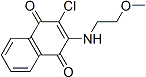 PI-45483 2-Chloro-3-((2-methoxyethyl)amino)naphthalene-1,4-dione (22272-22-6)