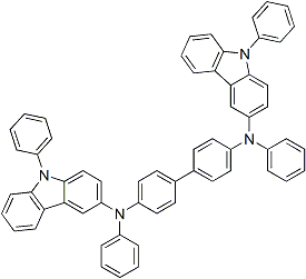 PI-45520 N,N'-Diphenyl-N,N'-bis(9-phenyl-9H-carbazol-3-yl)-4,4'-biphenyldiamine  (887402-92-8)